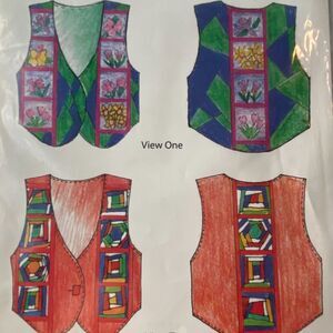 Grainline Gear 1510 Pattern My Favorite Things Vest Grandma Patchwork Unique